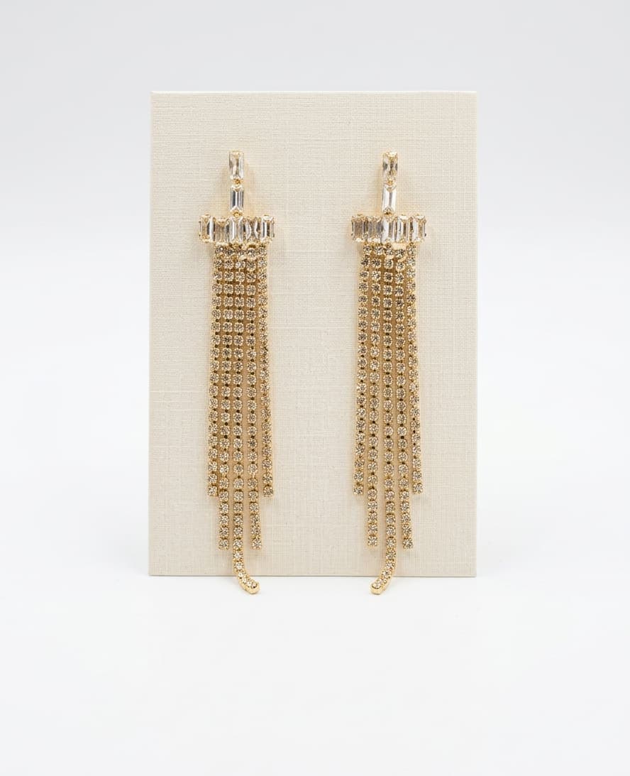 Elegant Long Drop Statement Earrings