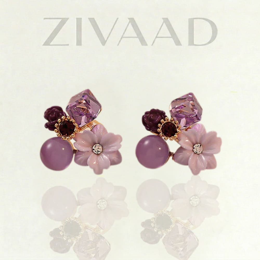 Pearl & Crystal Floral Tops